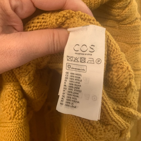 COS Wool Cable Knit Sweater - Picture 3 of 4